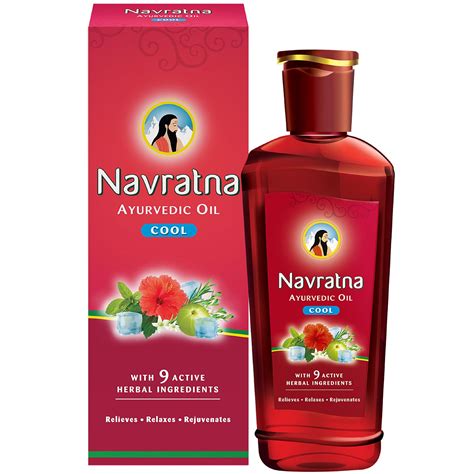 Navratna Ayurvedic Cool Hair Oil 300ml – Basket Point
