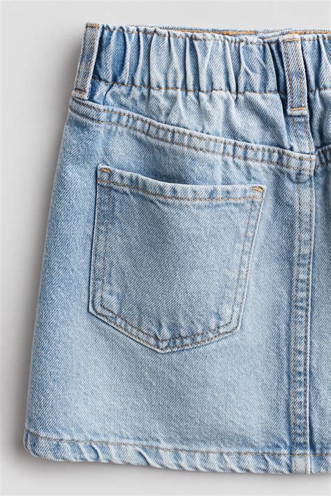 Light denim blue Denim Skirt for kids | H&M CA