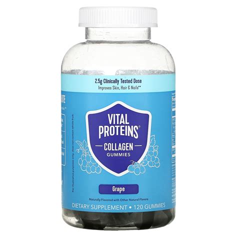 Vital Proteins, Collagen Gummies, 120 Gummies | HiLife Vitamins