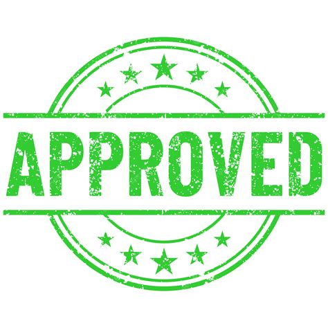 Approved Green Stamp Thumb Thumb Design Grunge Document Acc File Vector, Approved Green Stamp ...