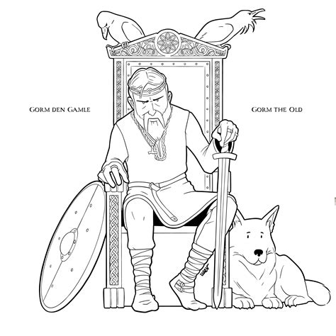 Gorm den Gamle – Gorm the Old on Behance