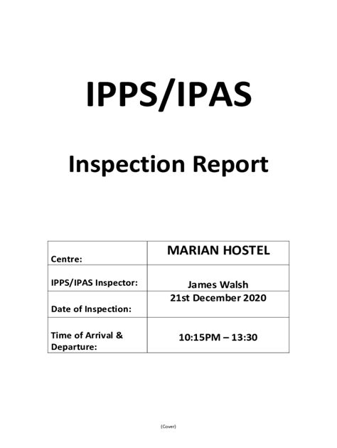 Fillable Online IPAS/IPPS Inspection Report Fax Email Print - pdfFiller
