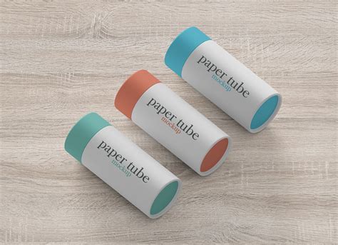 Free Paper Tube Packaging Mockup PSD - Good Mockups