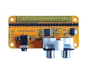 RASPIAUDIO Audio DAC Hat Sound Card (Audio+V2) for Raspberry PI5 All ...