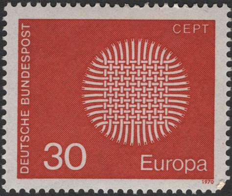 SCG2600 - 1970 Germany Europa CEPT Stamp – Woven Europe Symbol – Stamp ...