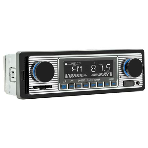 Classic Single Din Car Radio with Bluetooth BT,Car Stereo FM Radio ...