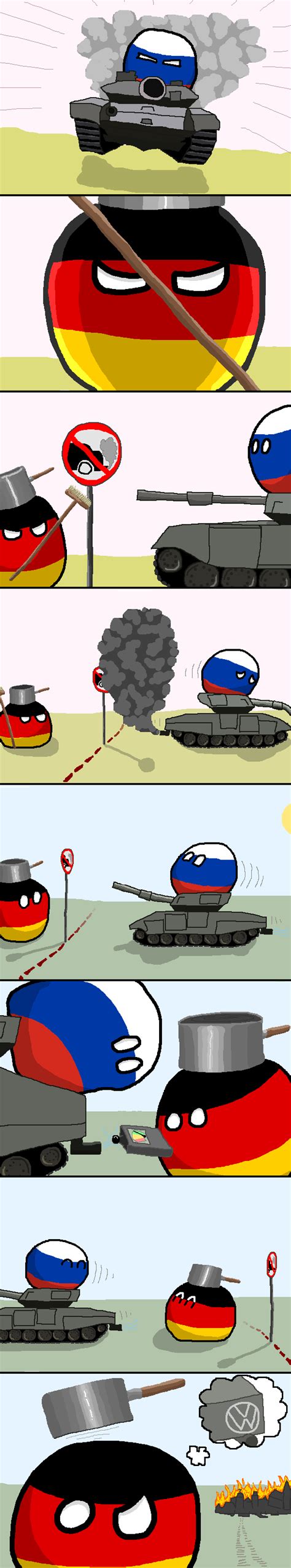 Germany Holds the Line : polandball