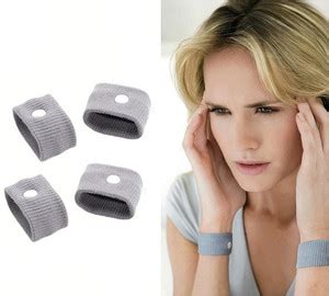 SIOPAWORLD Migraine Relief Wristband for Nausea Vomiting Headache ...