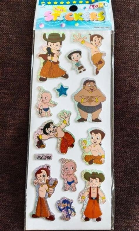 Chhota Bheem Characters Craft/Project Sticker Pack (FX-260)