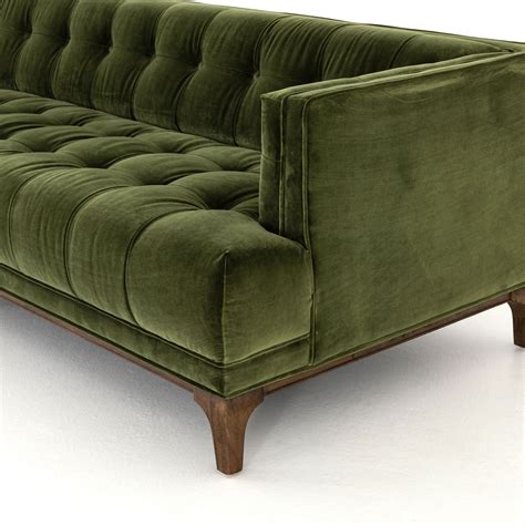 Olive Green Velvet Sofa Bed at Howard Foster blog