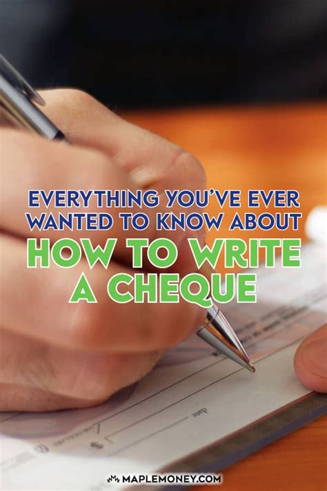 Image result for Write a Cheque