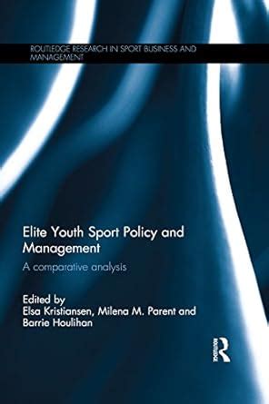 Elite Youth Sport Policy and Management: A comparative analysis ...