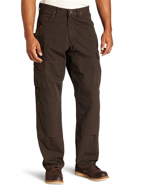 Wrangler - Wrangler Mens 38x32 Cargo Ripstop Classic Work Pants ...