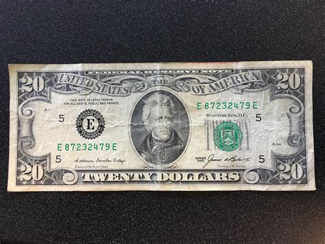 Someone paid with an old $20 today | 5000 dollar bill, Coin collecting ...