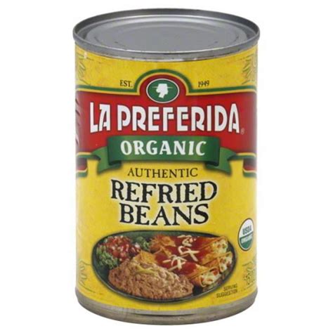 LA PREFERIDA BEAN REFRIED AUTHENTIC ORG 15 OZ - Pack of 12 - Walmart.com
