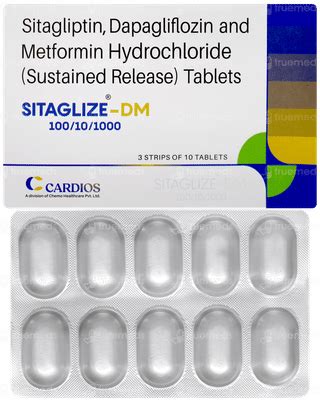 Sitaglize Dm 100101000 Tablet 10 - Uses, Side Effects, Dosage, Price ...