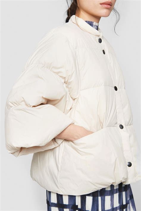 Feather down oversize jacket