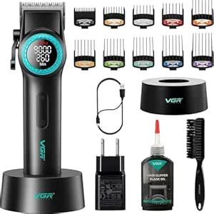 VGR V- 001 Ultra Premium 7000-9000RPM Professional hair clipper Taper ...