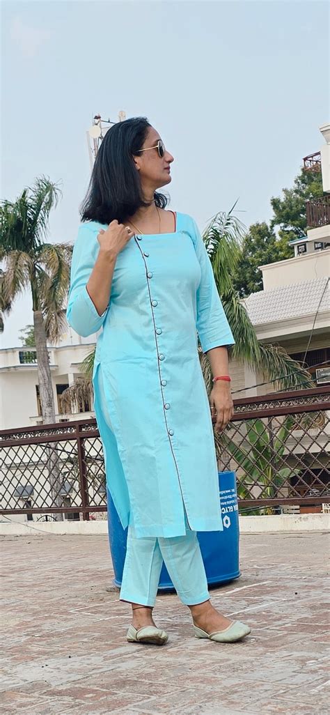 Aasmani Suit – Tusha designs