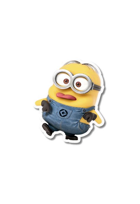 Sticking Your Tongue Out Minion Sticker – Posterwa