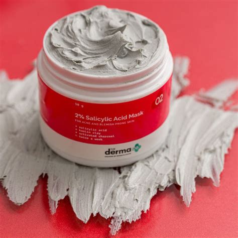 2% Salicylic Acid Mask, Clay Face Mask -50g | The Derma Co