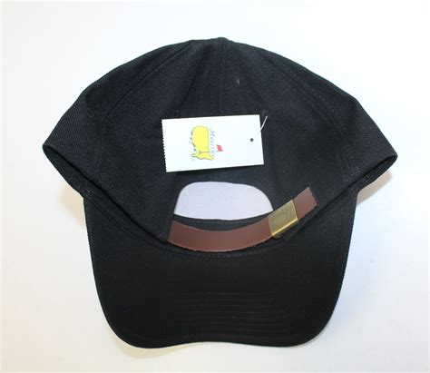 Lot Detail - Augusta National Masters Hat-Black with Brown Leather Patch