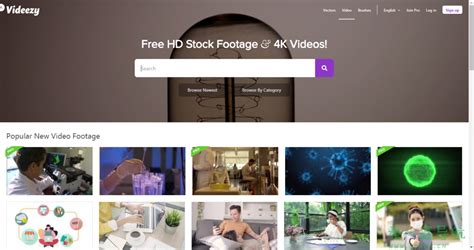 Videezy - 提供大量免费高画质HD、4K影片素材 | 秦一鑫导航