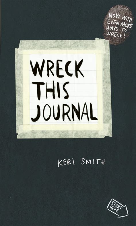 Wreck This Journal [Diary] Smith, Keri : Keri Smith: Amazon.in: Books
