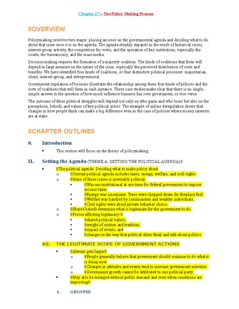 Image result for Example of Policy Making Process