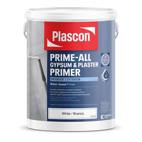 The New Water-Based Prime -All Gypsum & Plaster Primer From Plascon ...