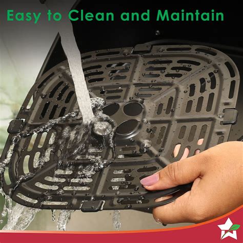 Platinum Plus Digital Air Fryer | 5L With Window & Light | Fry, Bake ...