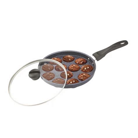 Appam Maker - Appam Maker With Glass Lid (12 Cups) Authentic Indian ...