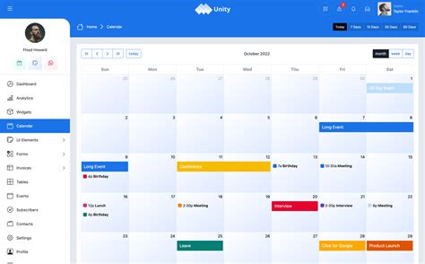 Unity - Bootstrap Admin Dashboard