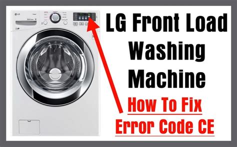 Image result for Pe Error in LG Washing Machine