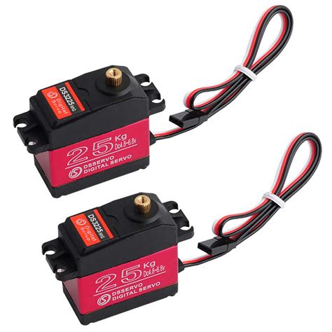 Buy DS3225 25kg RC Servo 270 Degree High Torque Full Metal Gear 6V ...
