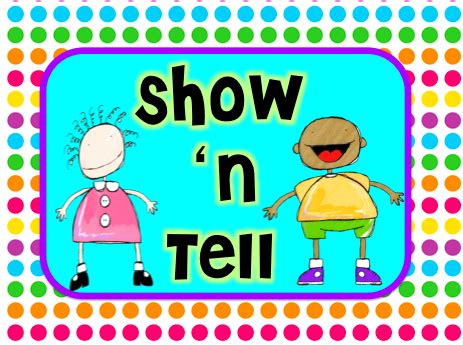Show And Tell Clipart