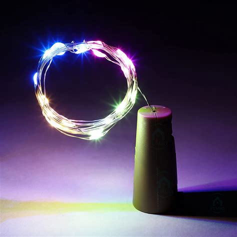 Buy FUMIO Bottle Light with Cork (Multi Light, Set of 6) | 20 Led Strip ...