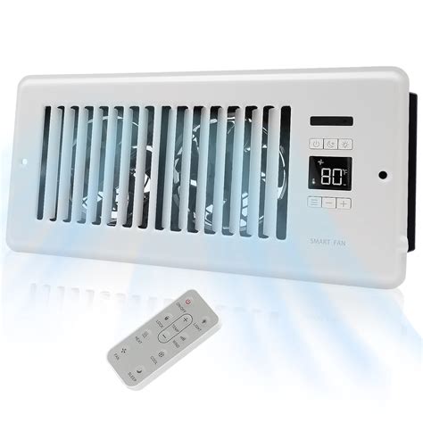 SANYCASA 4 x10'' Super Quiet Vent Fan Booster, Register Booster Fan ...