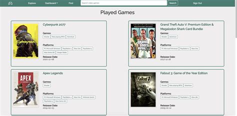 Board Game Tracker JavaScript 的图像结果