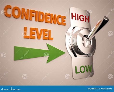 High Confidence Level Switch Stock Illustration - Illustration of ...