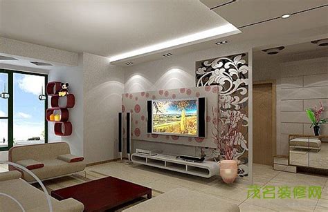 112平米现代时间四居室电视背景墙装修效果图_太平洋家居网图库