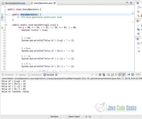 Image result for Java Unary Operator