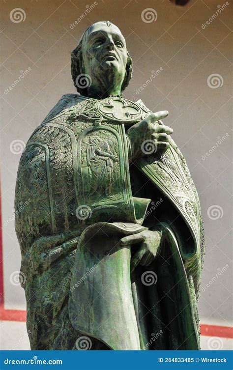 Vertical Shot of the Urban Sculpture of Pope Alexander VI, Born Rodrigo ...