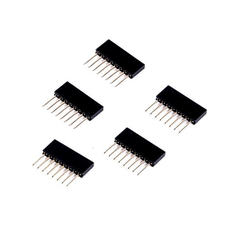 8 Pin Female Header 11mm Tall Stackable Header Pin Header Socket – REES52