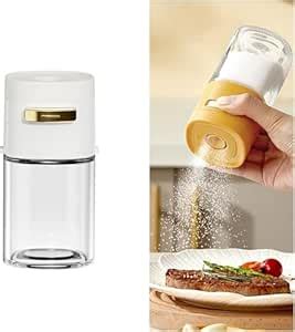 Buy House of Quirk Press Sugar Dispenser, Glass Bottle 0.5g Salt Pepper ...