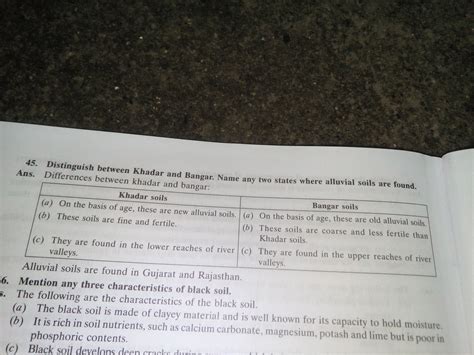 Why khadar soil is more fertile than bhangar - Brainly.in