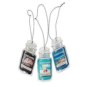 YANKEE CANDLE Car Jar Ultimate Hanging Pod Air Freshener 3-Pack (Bahama ...