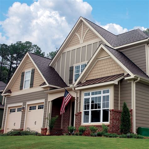 James Hardie 48-in x 120-in ColorPlus-HZ5 HardiePanel Monterey Taupe ...