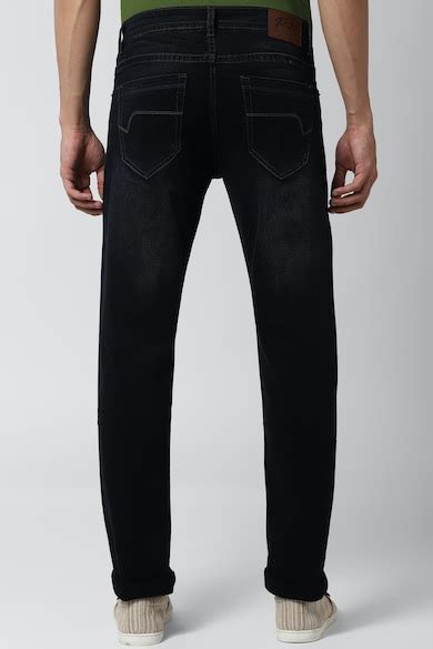 Buy Men Black Dark Wash Jeans Online - 590341 | Peter England