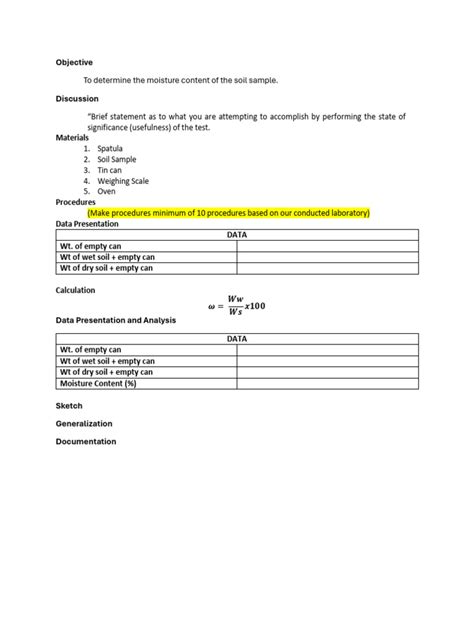 Image result for Moisture Content Sample Problem